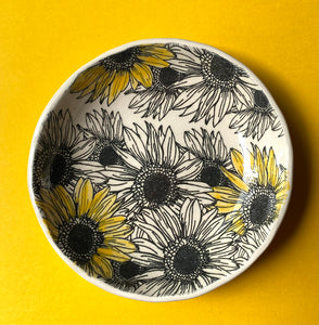 RJ Crosses Jewellery Dish - Sunflowers