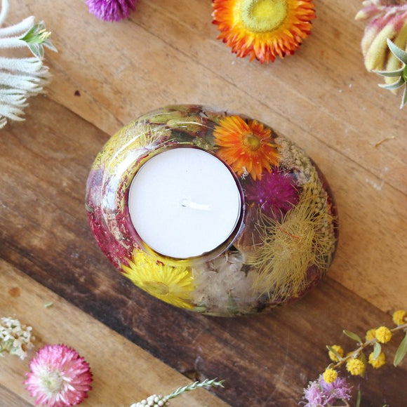 Jax & Co. - Botanical Tea Light Medium,  Sold at Have You Met Charlie?, a unique gift shop located in Adelaide, South Australia.