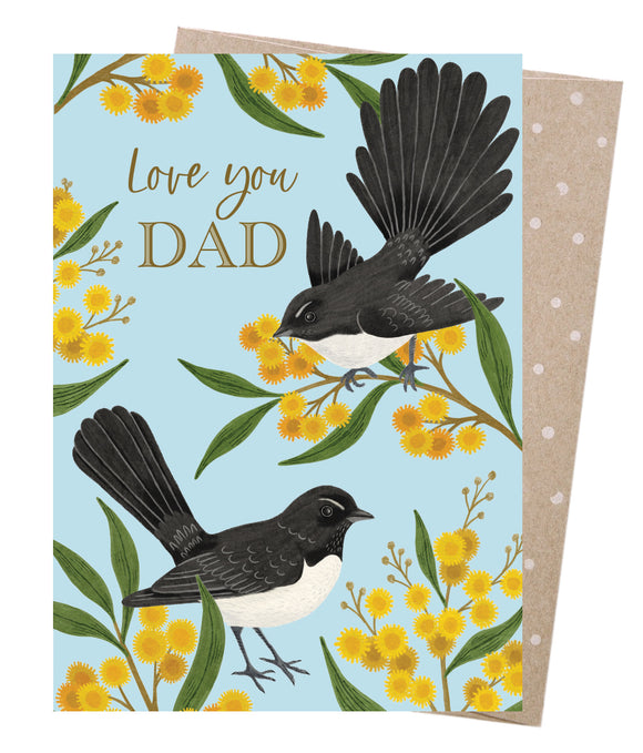 Earth Greetings Card - Dad's Wagtails sold at Have you Met Charlie? a unique gift shop in Adelaide, South Australia