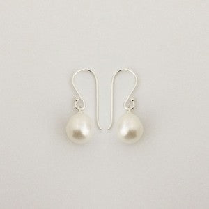 Sterling Silver Earrings - Pearl on Hook from have you met charlie a gift shop with Australian unique handmade gifts in Adelaide South Australia