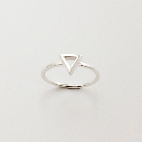 Sterling Silver Stacker Ring - Open Triangle available at Have You Met Charlie? a unique gift store in Adelaide, South Australia.