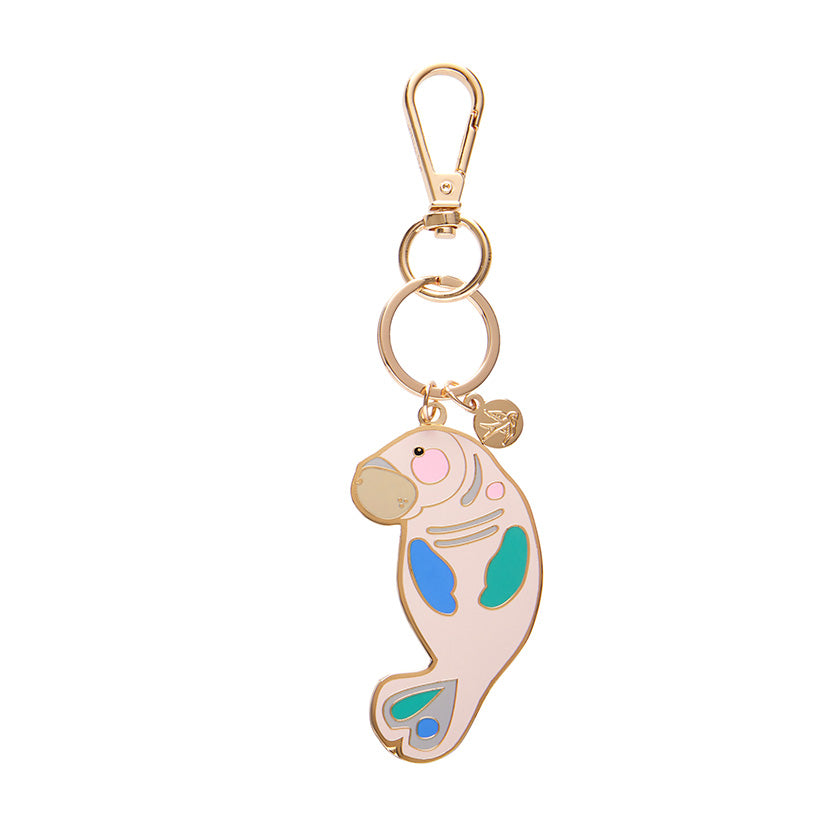 Erstwilder x Pete Cromer Sea Life - The Dutiful Dugong Enamel Key Ringfrom have you met charlie a gift shop in Adelaide south Australian with unique handmade gifts