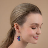 Mintcloud Earrings - Floral Printed Aussie Animals Dangles