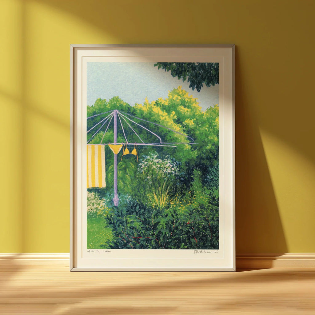 Lauren Kathleen Art Print - After The Swim - Various Sizes available at Have You Met Charlie?, a unique gift shop located in Adelaide, South Australia.