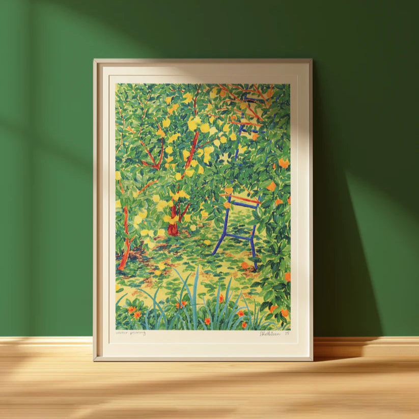 Lauren Kathleen Art Print - Winter Pruning - Various Sizes available at Have You Met Charlie?, a unique gift shop located in Adelaide, South Australia.