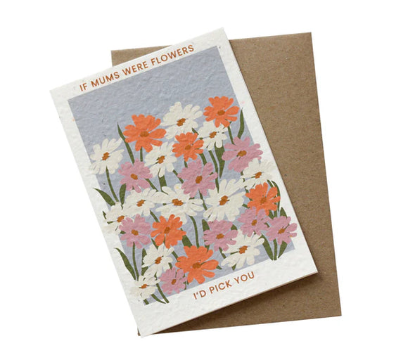 Hello Petal Plantable Greeting Card - Flower Market, Sold at Have You Met Charlie?, a unique gift shop located in Adelaide, South Australia.