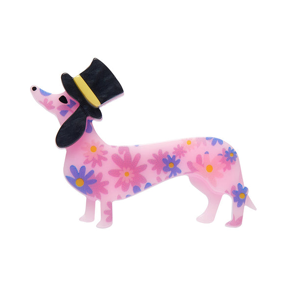Erstwilder Mini Dogs - Dapper Dachshund Mini Brooch sold at Have You Met Charlie? a unique gift shop in Adelaide, South Australia