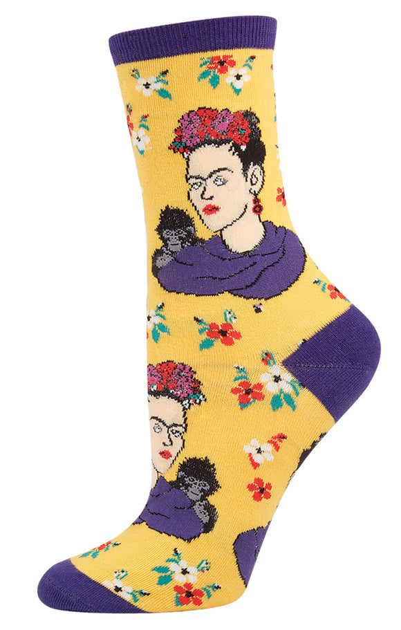 Sock Smith Socks - Frida Khalo Sundrop, sold at Have You Met Charlie?, a unique gift store in Adelaide, South Australia.