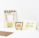 Pop Out Decoration Card - Happy Birthday Age Various, sold at Have You Met Charlie?, a unique gift store in Adelaide, South Australia.
