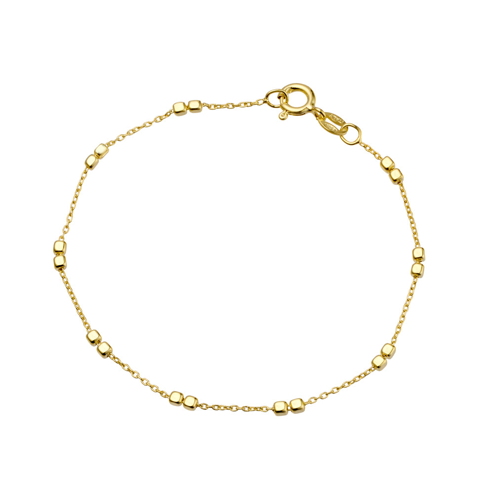 Sterling Silver Bracelet - Double Cube available at Have You Met Charlie?, a unique gift store in Adelaide, South Australia.