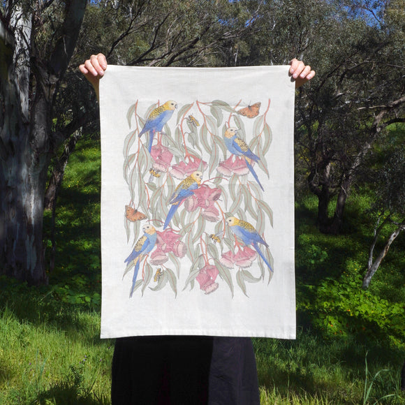 Earth Greetings Tea Towel - Australian Wildflowers sold at Have You Met Charlie? a unique gift shop located in Adelaide, South Australia