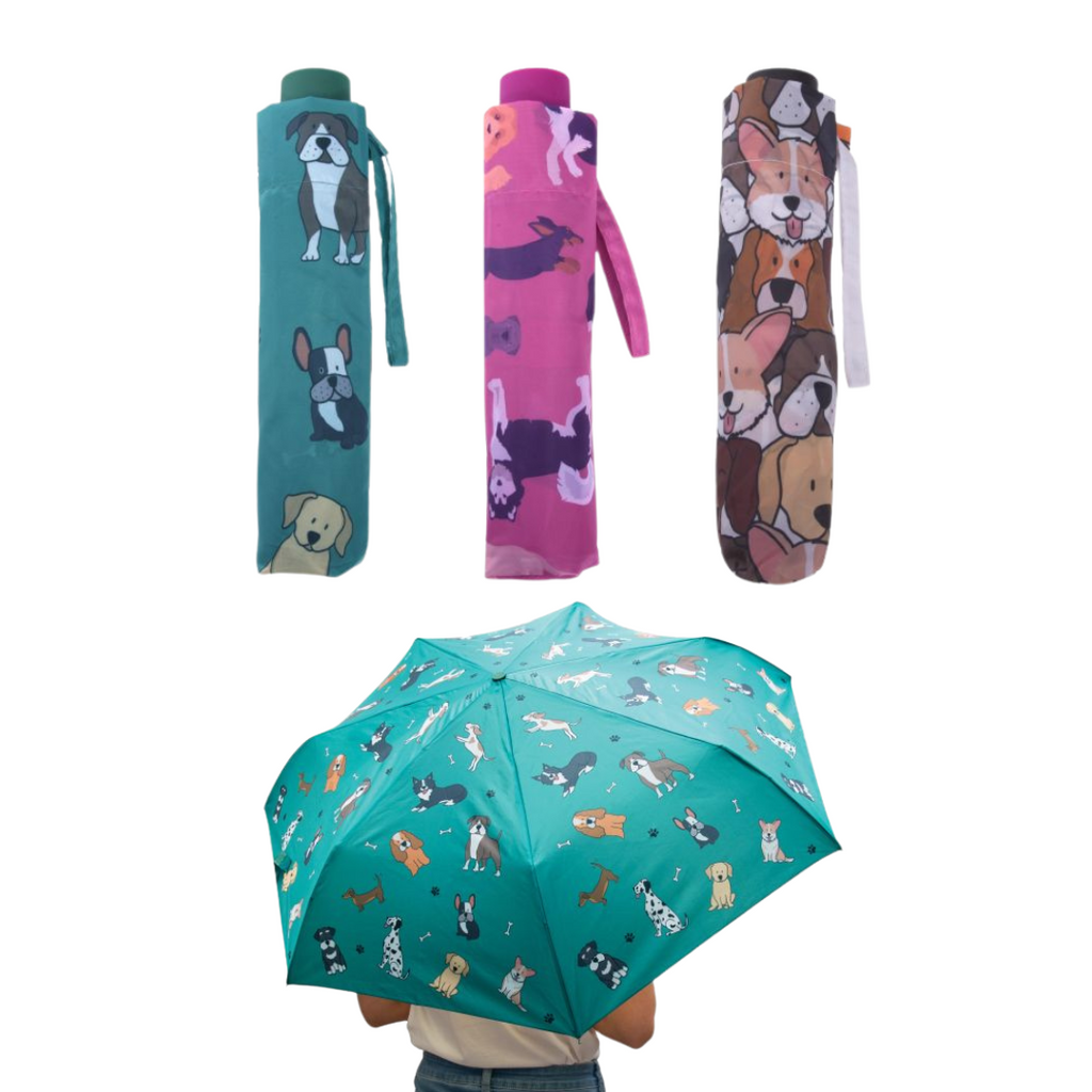 The Dog Collection - Umbrellas sold at Have You Met Charlie, a unique gift store located in Adelaide, South Australia