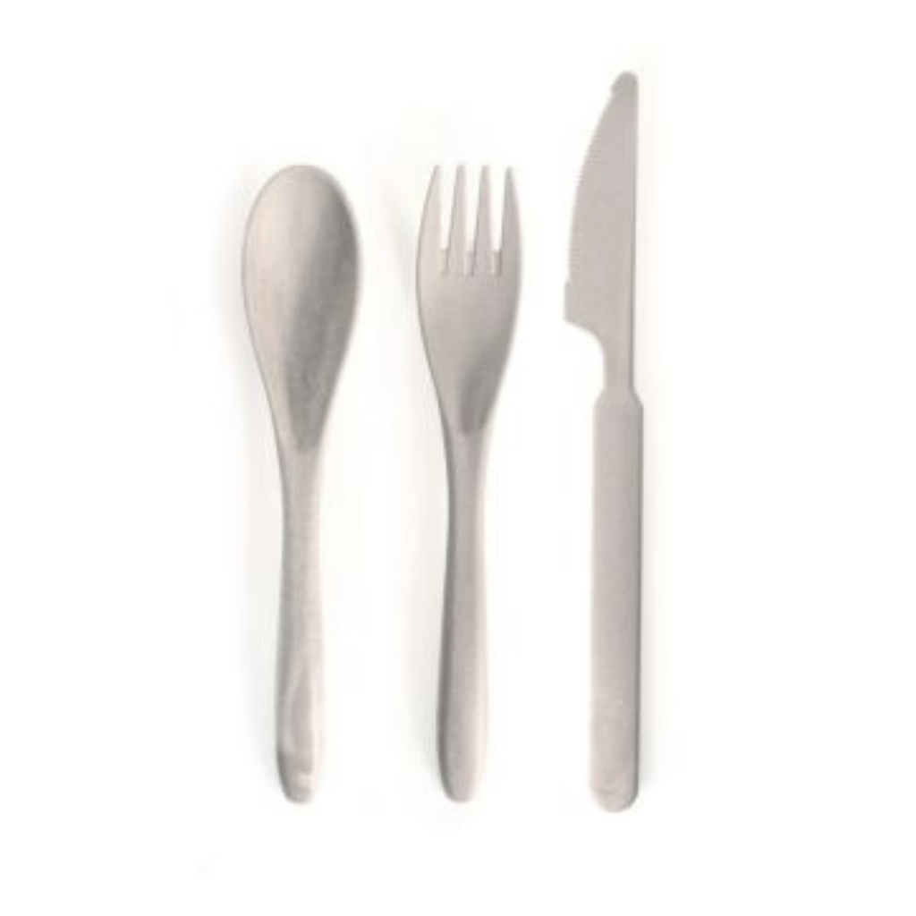 For The Earth - Wheat Straw Cutlery Sets, sold at Have You Met Charlie? a unique gift shop located in Adelaide, South Australia.