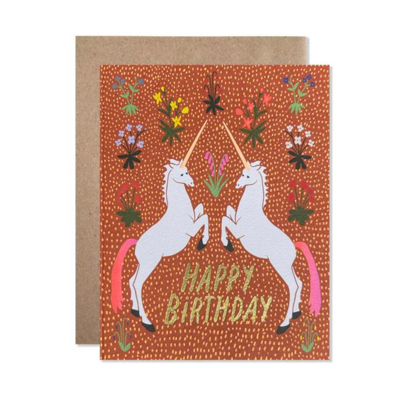 Hartland Brooklyn Card - Happy Birthday Unicorn
