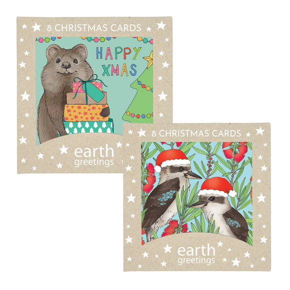 Earth Greetings - Boxed Christmas Cards Various. Sold at Have You Met Charlie?, a unique gift shop located in Adelaide, South Autralia,