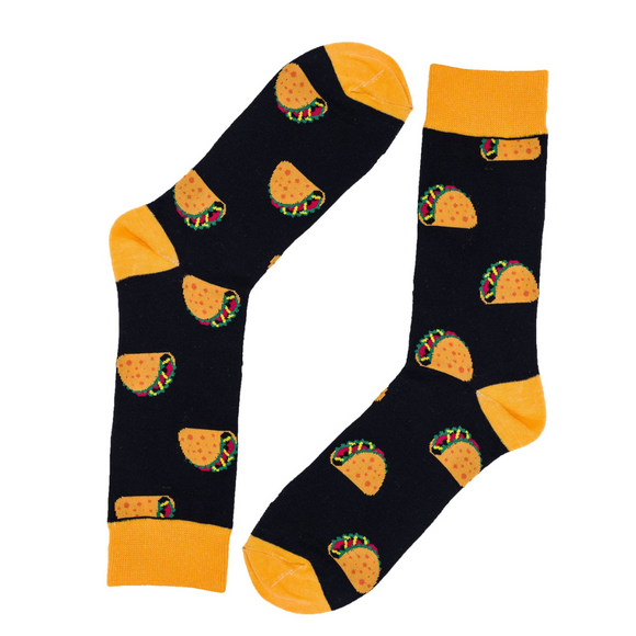 My2Socks Socks - Taco Socks. Sold in Have You Met Charlie, a unique gift shop located in Adelaide Arcade.