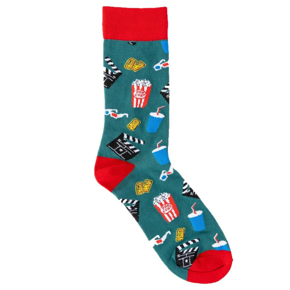 My2Socks Socks - Cinema. Sold at Have You Met Charlie, a unique gift shop located in Adelaide Arcade, South Australia.