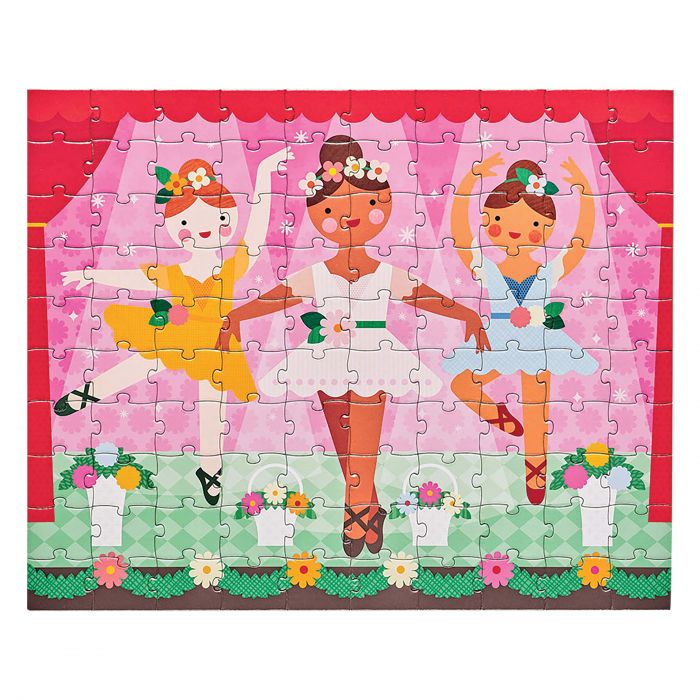 Petit Collage Two Sided On-the-Go Puzzle - Ballerina, sold at Have You Met Charlie?, a unique gift store in Adelaide, South Australia.