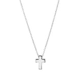 Sterling Silver Necklace - 3D Cross