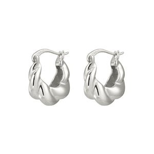 Sterling Silver Earrings - Chunky Twist Hoop Sold at Have You Met Charlie?, a unique gift shop located in Adelaide, South Australia.