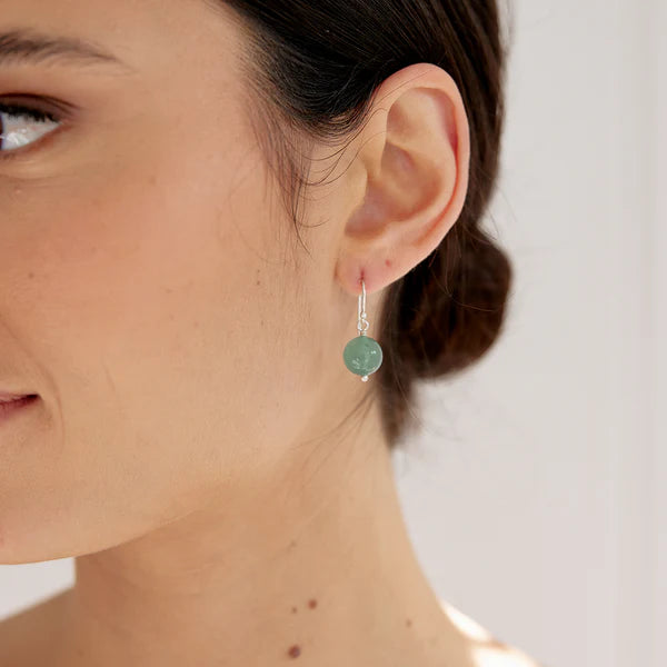 Palas Jewellery - Aventurine Healing Gem Earrings, sold at Have You Met Charlie?, a unique gift store in Adelaide, South Australia.