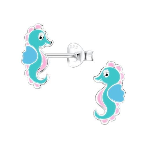 Sterling Silver Studs - Seahorse*