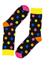My2Socks Socks - Black Large Spot