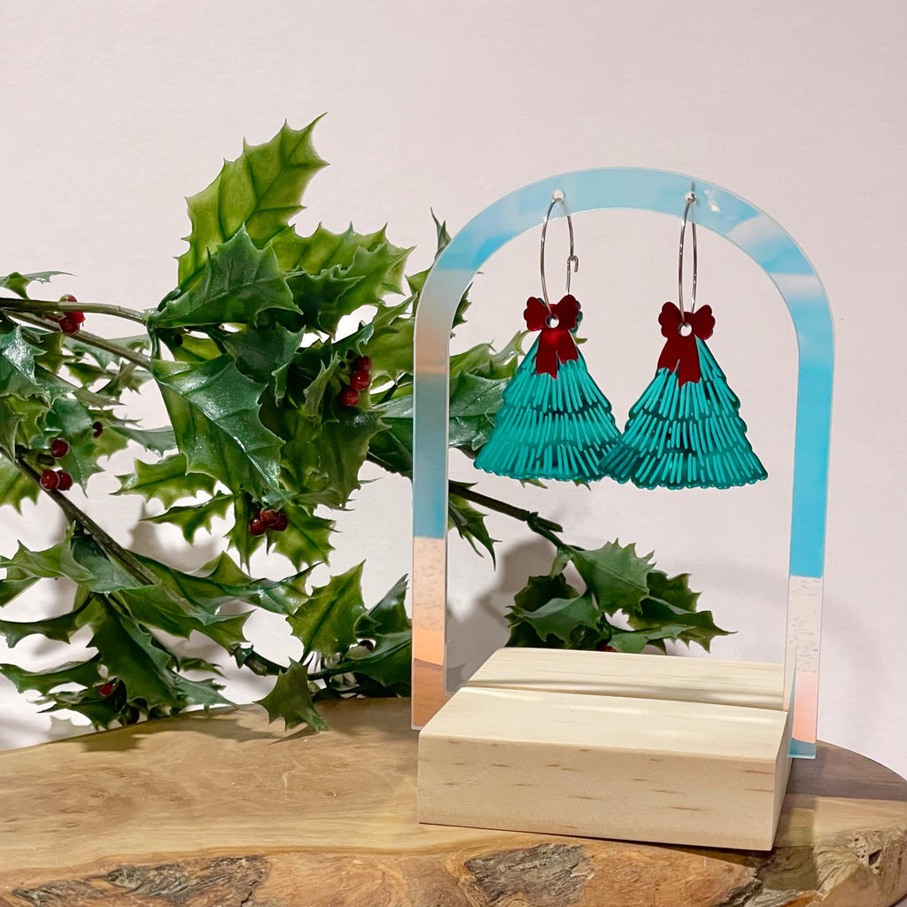 Mintcloud Christmas Earrings - Bow Tree Various, sold at Have You Met Charlie?, a unique gift store in Adelaide, South Australia.