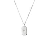 Sterling Silver Necklace - CZ Rectangle Pendant, sold at Have You Met Charlie?, a unique gift store in Adelaide, South Australia.