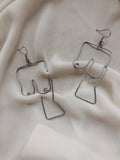 Fencesitter - Femme wire earrings sold at Have You Met Charlie?, a unique gift store in Adelaide, South Australia