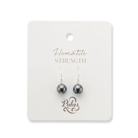 Palas Jewellery - Hematite Healing Gem Earrings, sold at Have You Met Charlie?, a unique gift store in Adelaide, SA