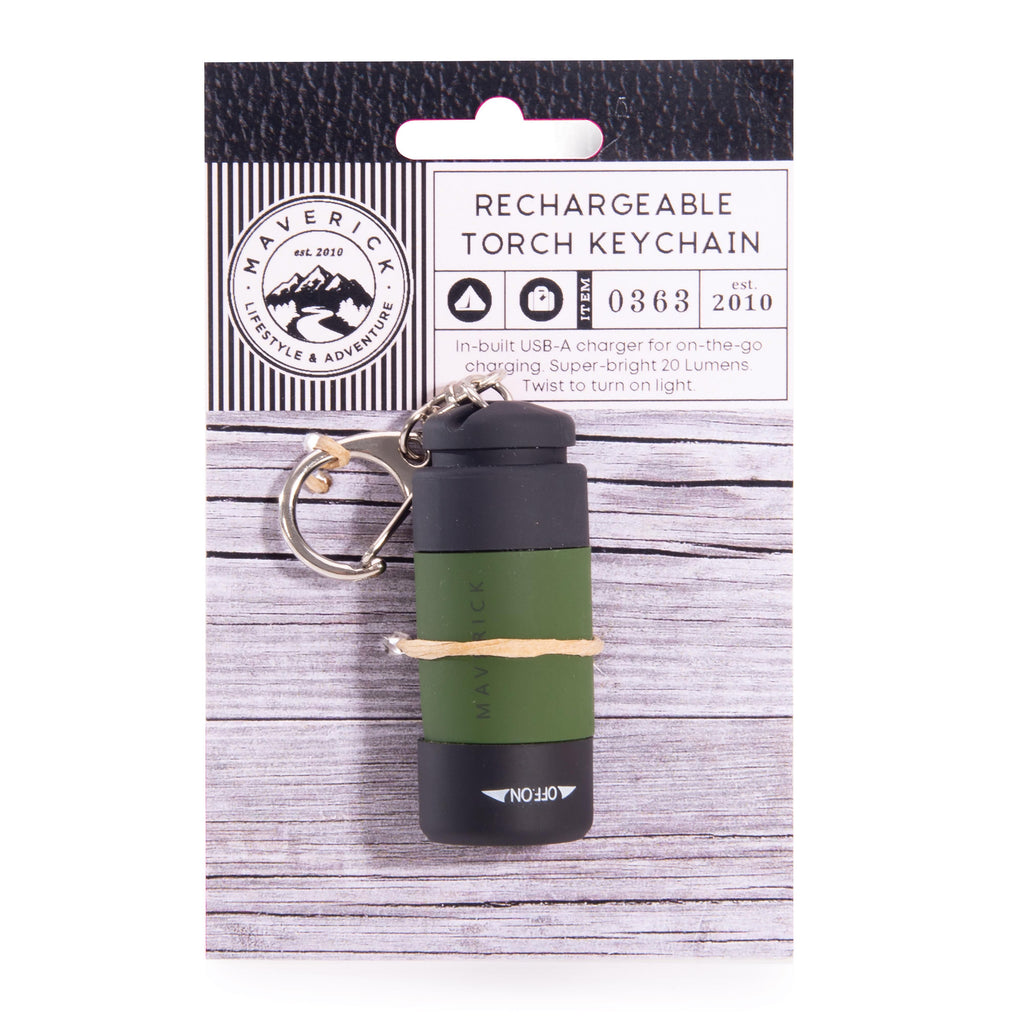 Maverick - Rechargeable Torch Keychain, sold at Have You Met Charlie?, a unique gift store in Adelaide, South Australia.