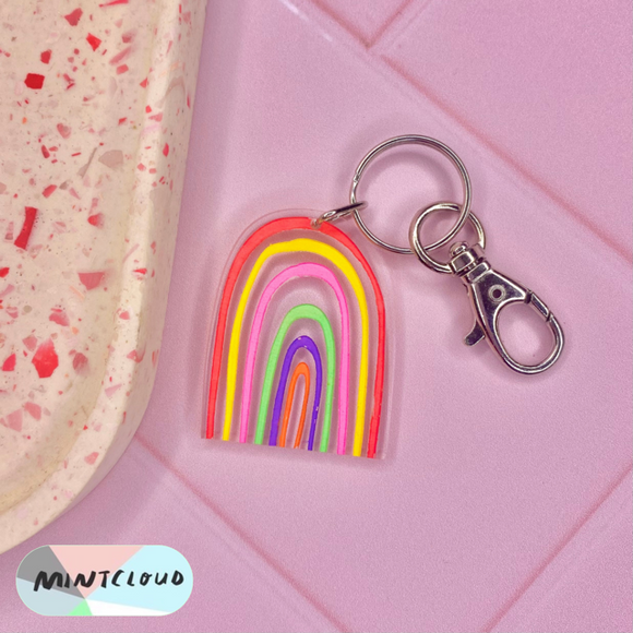 Mintcloud Key Ring - Rainbow