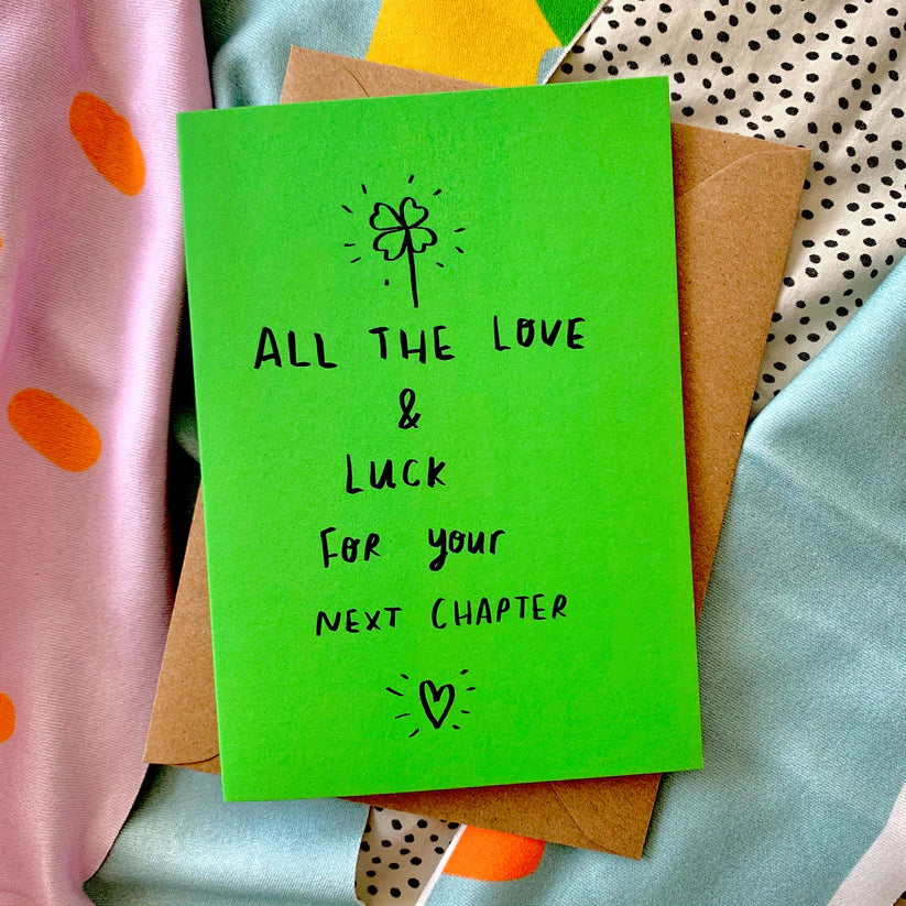 Nicola Rowlands Card - All the Love and Luck sold at Have You Met Charlie? a unique gift shop in Adelaide, South Australia