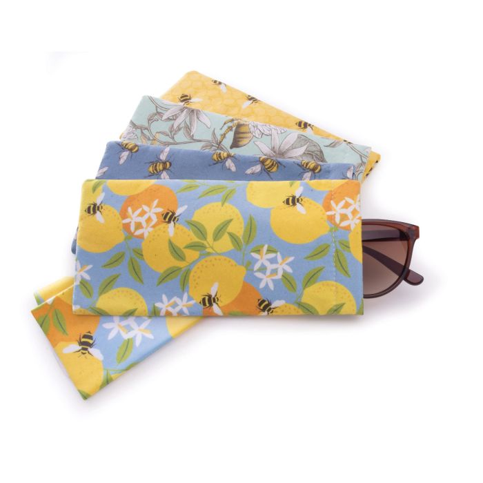 Snap Shut Glasses Case - Bees Various, sold at Have You Met Charlie?, a unique gift store in Adelaide, South Australia.