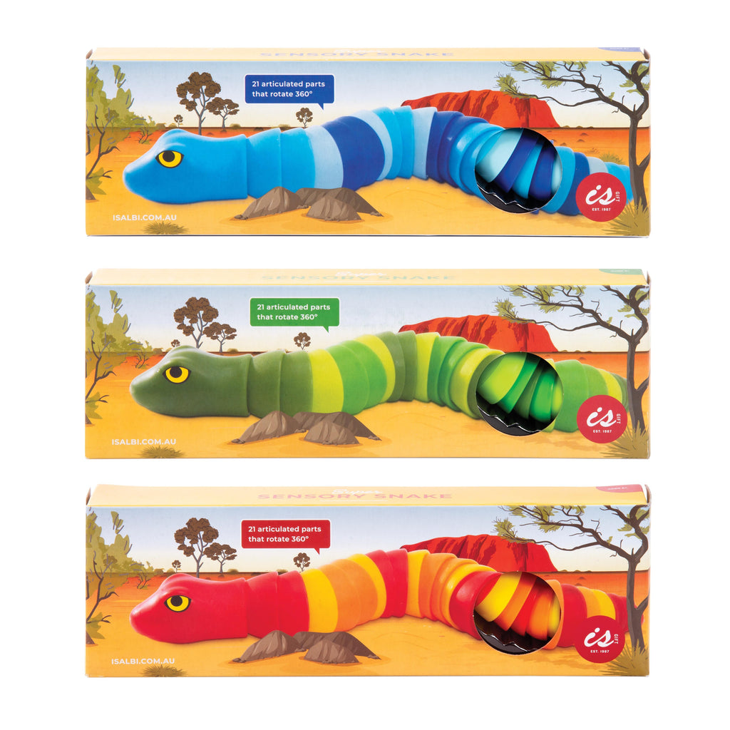 Super Sensory Snake - Various, sold at Have You Met Charlie?, a unique gift store in Adelaide, South Australia.