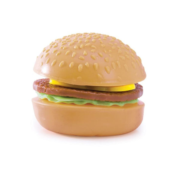 Squishy Burger Stress Toy available at Have You Met Charlie?, a unique store in Adelaide, South Australia.