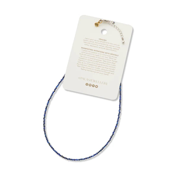 Palas Jewellery - Lapis Lazuli Healing Gem Necklace, sold at Have You Met Charlie?,  a unique gift store in Adelaide, South Australia.