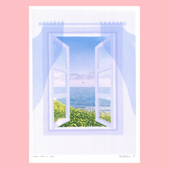 Lauren Kathleen Art Print - Room with a View - Various Sizes