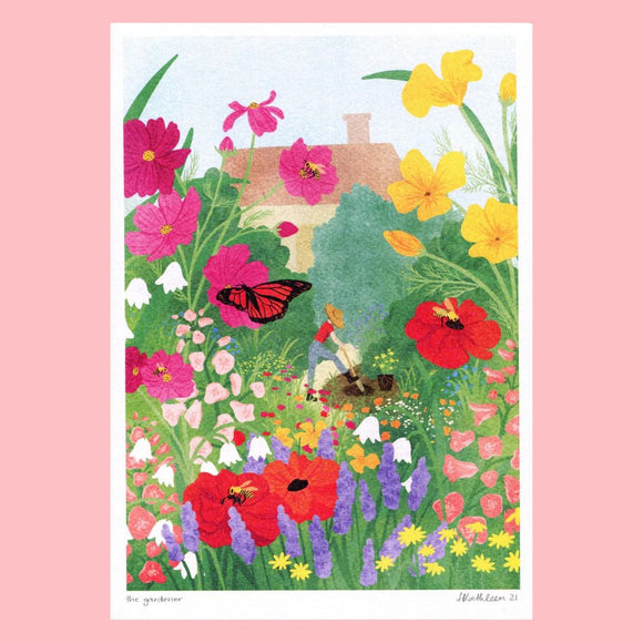 Lauren Kathleen Art Print - The Gardener - Various Sizes