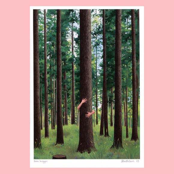Lauren Kathleen Art Print - Tree Hugger - Various Sizes
