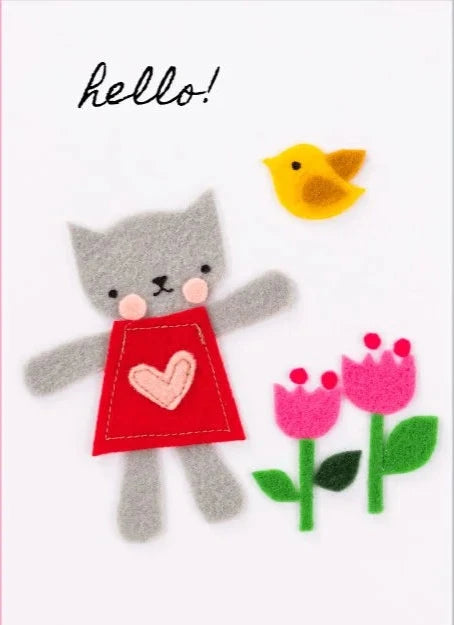 Fleeci greeting card - cat, sold at Have You Met Charlie?, a unique gift store in Adelaide, South Australia.