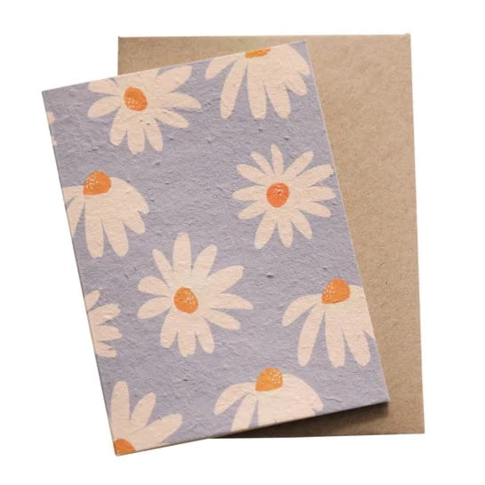 Hello Petal Plantable Greeting Card - Periwinkle Posey, sold at Have You Met Charlie? a unique gift shop in Adelaide, South Australia