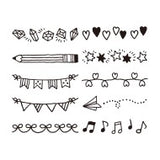 Paintable Rotating Stamp & Ink Refill - Various Designs