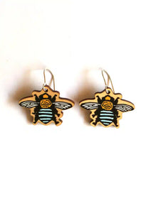 To the Trees Dangles - Blue Banded Bee Small from have you met charlie a gift store in south australia