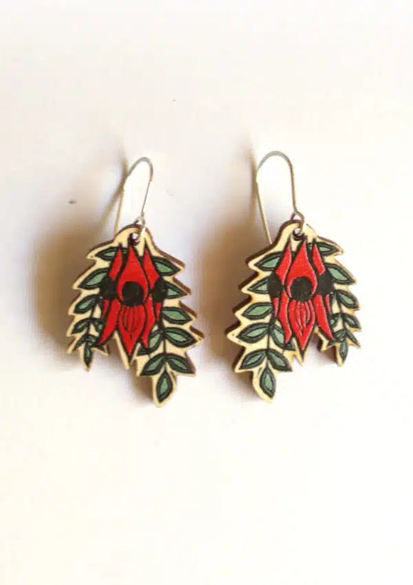 To the Trees Dangles - Sturt’s Desert Pea Small from have you met charlie a gift store in south australia