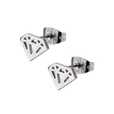 Simple Stainless Steel Earrings - Diamond from Have You Met Charlie? a unique gift shop in Adelaide South Australia