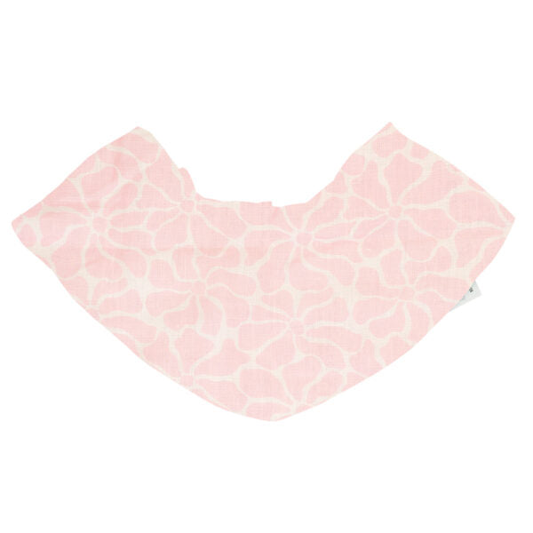 Annabel Trends Linen Baby Bib in the style Pink Petal Floral. Available at Have You Met Charlie? A unique gift store located in Adelaide, South Australia.