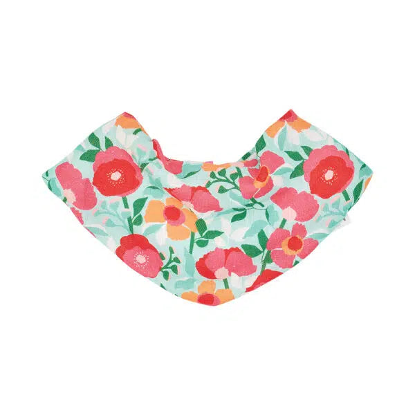 Annabel Trends Linen Baby Bib in the style Sherbet Poppies. Available at Have You Met Charlie? A unique gift store located in Adelaide, South Australia.