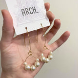 Arch Earrings - Pearl Hoop from have you met charlie a gift shop with Australian unique handmade gifts in Adelaide South Australia